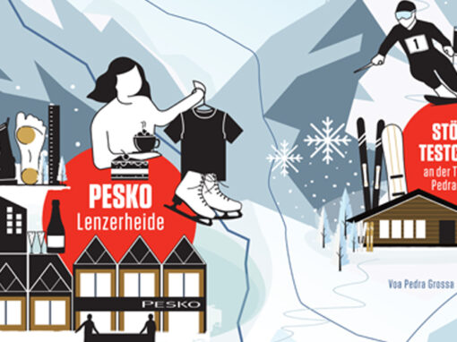 Magazin Cover Illustration for Pesko Sport AG